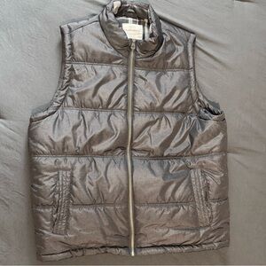 Weatherproof Vintage Men's Gray Quilted Vest XL